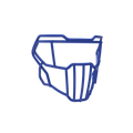 Vicis Zero2 SO-215E Premium Titanium Facemask Football Facemasks Adult