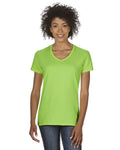Gildan Women's Heavy Cotton 100% Cotton V-Neck T-Shirt 5V00L