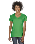 Gildan Women's Heavy Cotton 100% Cotton V-Neck T-Shirt 5V00L