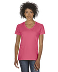 Gildan Women's Heavy Cotton 100% Cotton V-Neck T-Shirt 5V00L