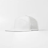 Perforated 6-Panel Arch Cap Unisex Accessories Hats & Caps