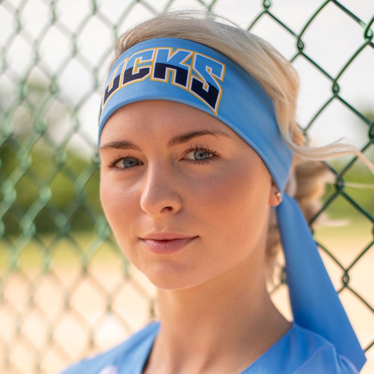 Custom Fastpitch Tie Headband Team All Sport Headwear