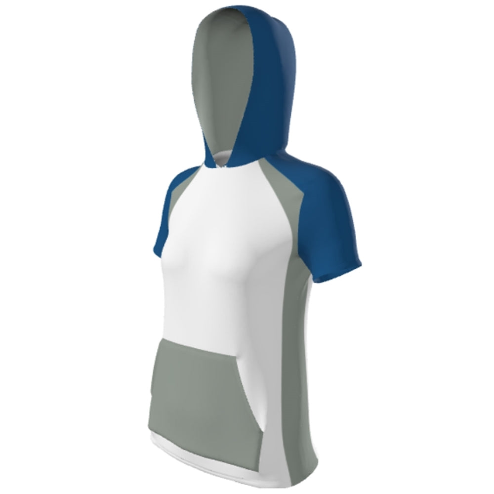 Champro Women's Short Sleeve T-Shirt Hoodie with Pocket League Outfitters