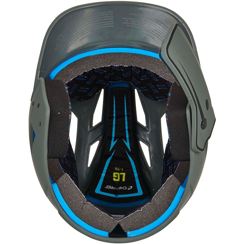Champro HX Legend Plus 2-Tone Batting Helmet with Jaw Flap