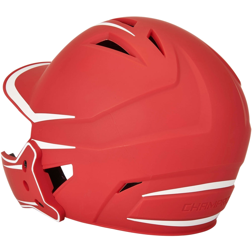 Champro HX Legend Plus 2-Tone Batting Helmet with Jaw Flap