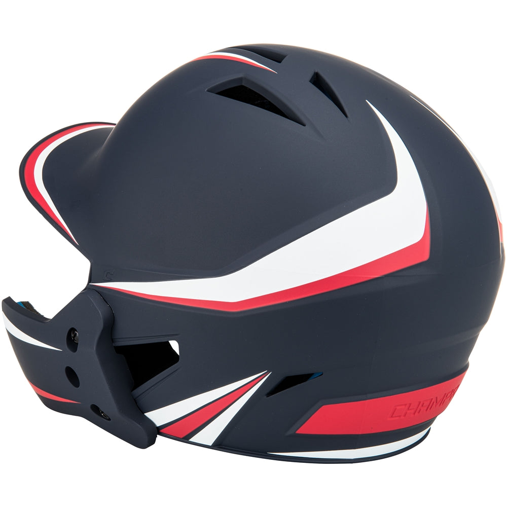 Champro HX Legend Plus 2-Tone Batting Helmet with Jaw Flap