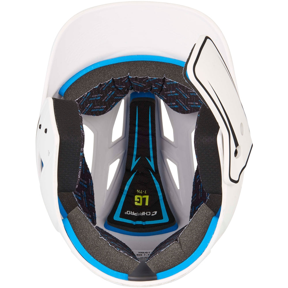 Champro HX Legend Plus 2-Tone Batting Helmet with Jaw Flap