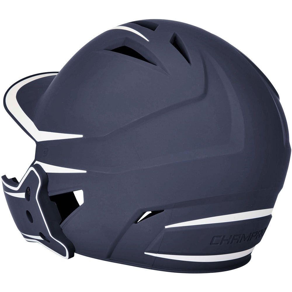Champro HX Legend Plus 2-Tone Batting Helmet with Jaw Flap