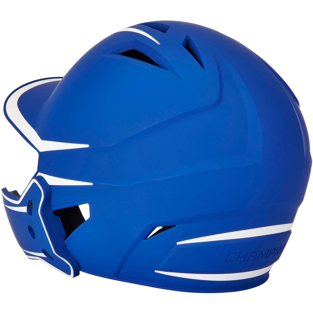 Champro HX Legend Plus 2-Tone Batting Helmet with Jaw Flap