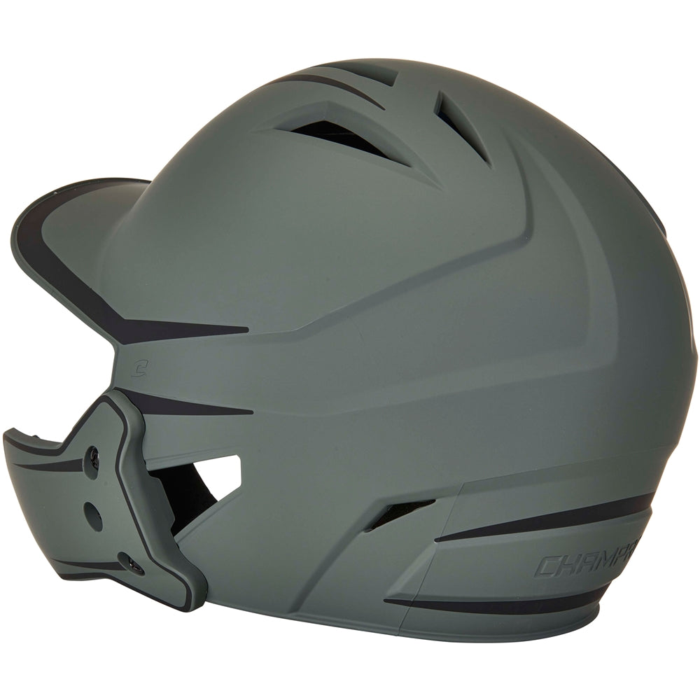 Champro HX Legend Plus 2-Tone Batting Helmet with Jaw Flap