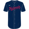 Nike Washington Nationals Youth Dri-Fit Full Button Jersey