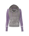 J. America Women's Zen Contrast Pullover Hoodie 8926