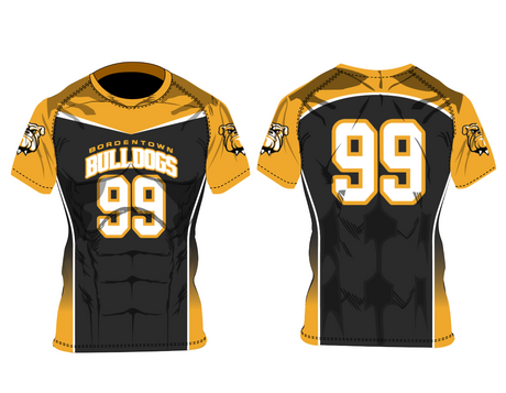 Custom Elite Sublimated 7 - on - 7 Football Uniform Team Football Jerseys