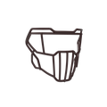 Vicis Zero2 SO-215E Premium Titanium Facemask Football Facemasks Adult
