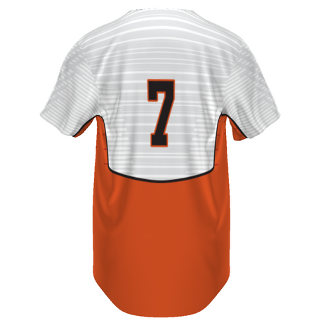 Russell Youth Sublimated Faux Full-Button Baseball Jersey Team Baseball Jerseys