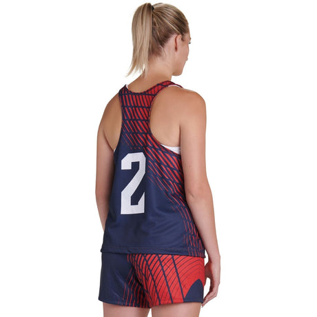 Custom Single-Ply Reversible Racerback Pinnie Team Lacrosse Jerseys