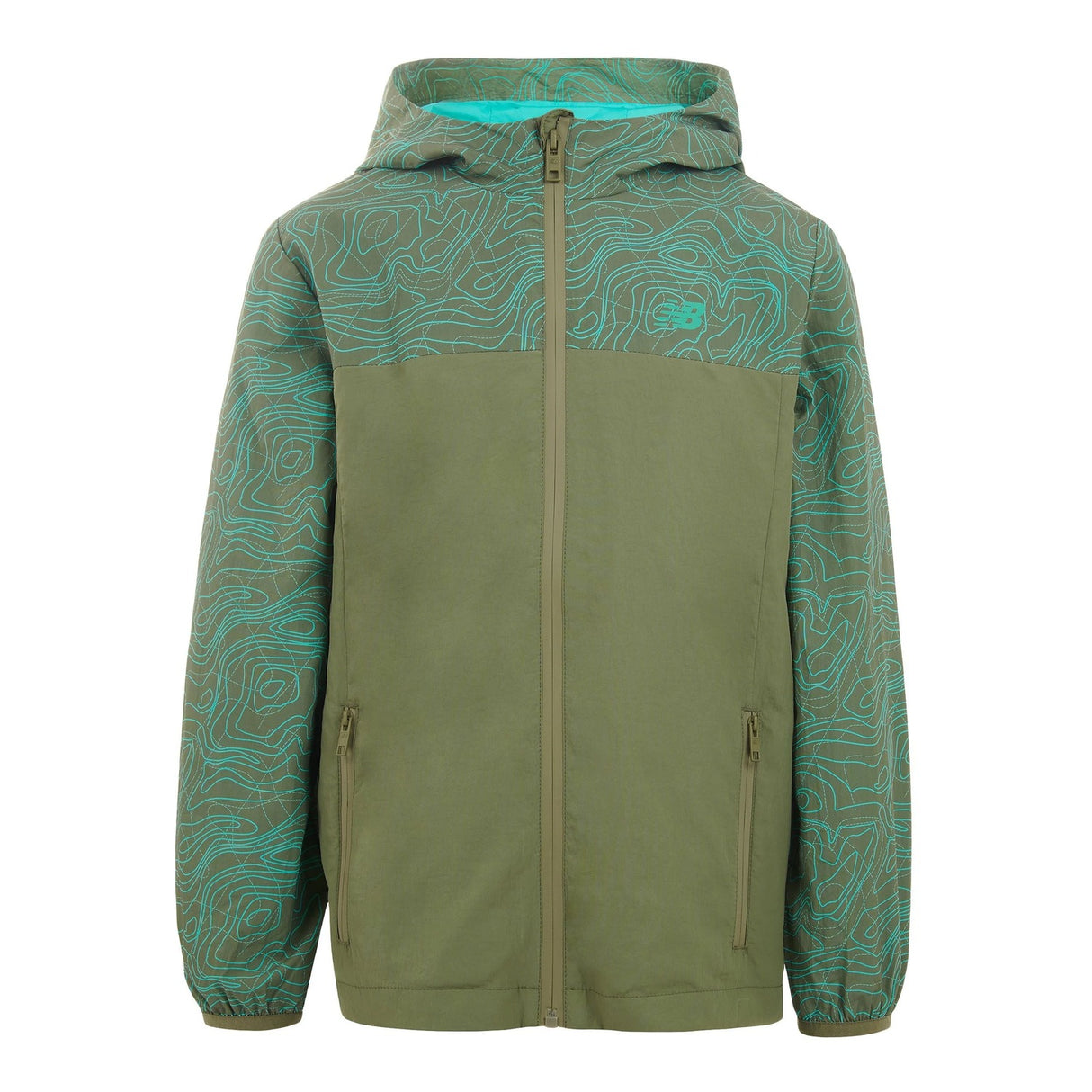 New Balance Youth Athletics AOP Woven Mesh Lined Jacket Youth Apparel Jackets & Vests
