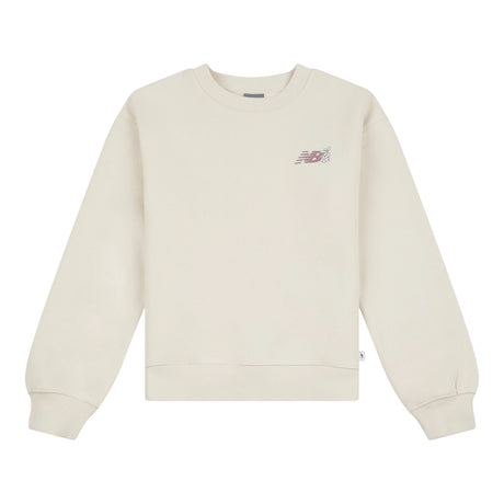 New Balance Youth Girl's Circle Floral Graphic Crew Youth Apparel Hoodies & Sweatshirts
