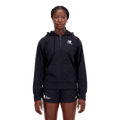 New Balance Women's NYC Marathon Essentials Stacked Logo Full Zip Hoodie New Balance