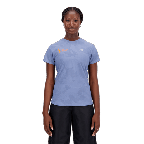 New Balance Women's NYC Marathon Q Speed Jacquard Short Sleeve New Balance