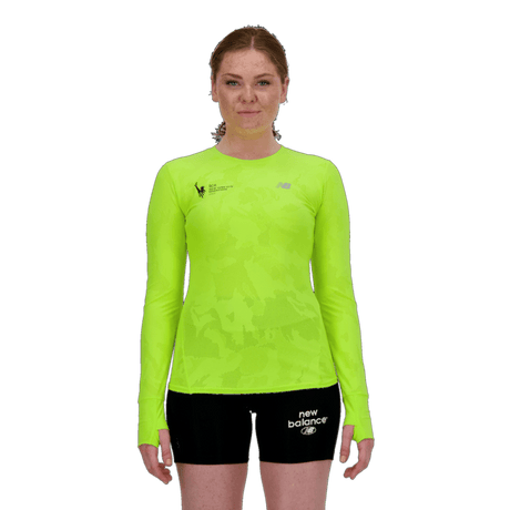 New Balance Women's NYC Marathon Q Speed Jacquard Long Sleeve New Balance