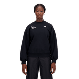 New Balance Women's NYC Marathon Essentials Americana Brushed Back Fleece Crew