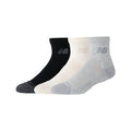 New Balance Active Quarter Socks 3 Pairs Unisex Accessories Socks
