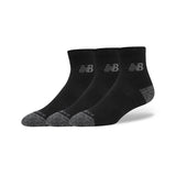 New Balance Active Quarter Socks 3 Pairs Unisex Accessories Socks