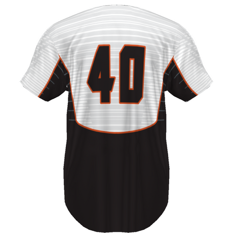 Russell Sublimated Faux Full-Button Baseball Jersey Team Baseball Jerseys