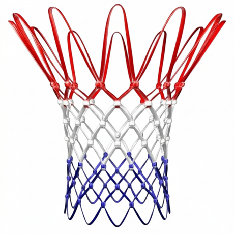 Spalding All-⁠Weather Basketball Net(Red / White / Blue)