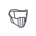 Vicis Zero2 SO-215E Premium Titanium Facemask Football Facemasks Adult