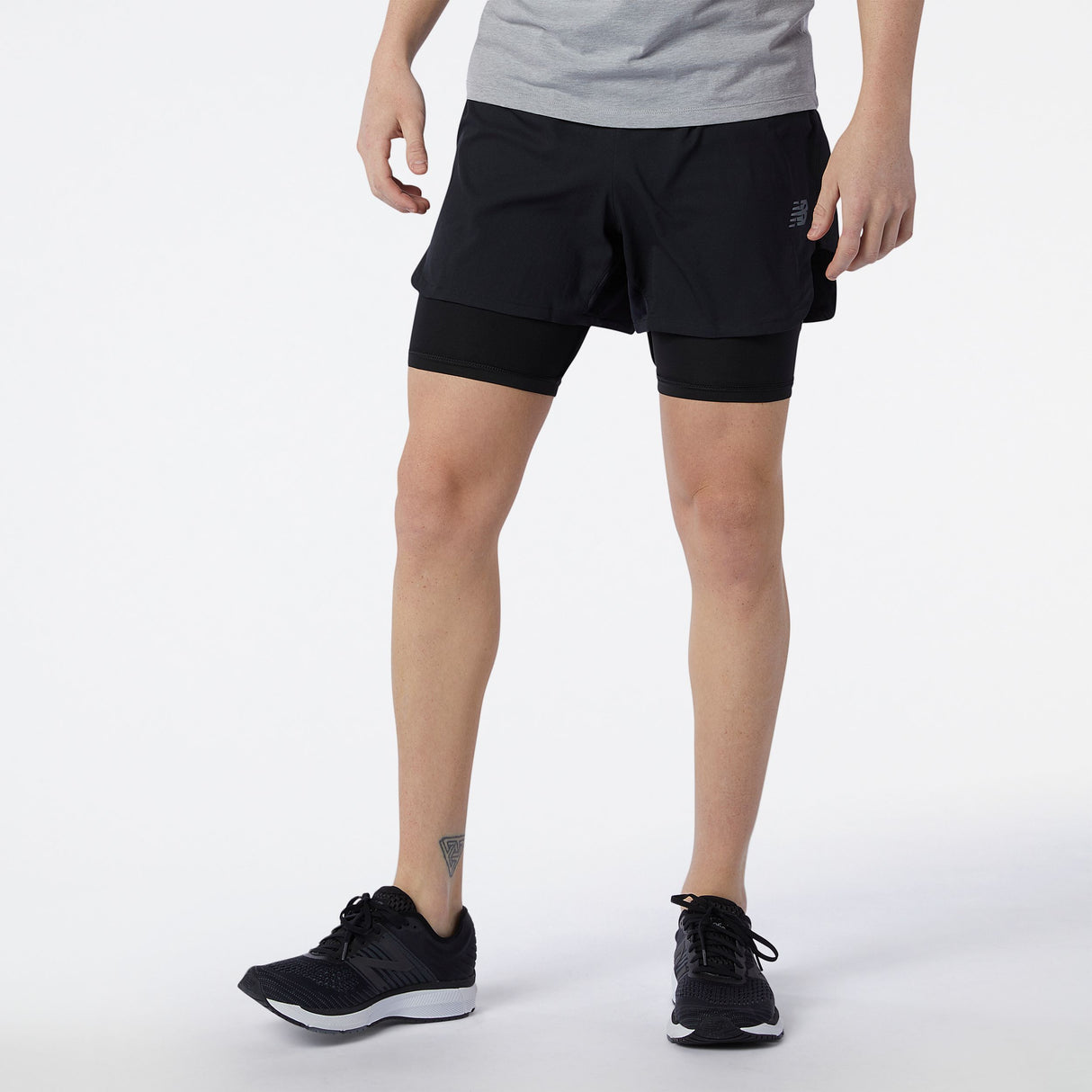 New Balance Men's Q Speed Fuel 2 in 1 5 inch Short Mens Apparel Shorts