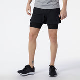 New Balance Men's Q Speed Fuel 2 in 1 5 inch Short Mens Apparel Shorts