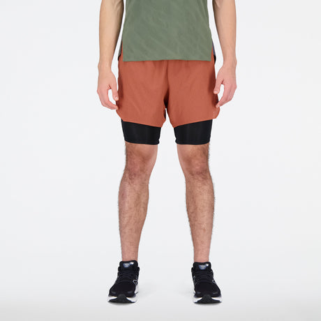 New Balance Men's Q Speed 5 Inch 2 in 1 Short Mens Apparel Shorts