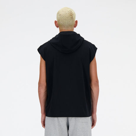 New Balance Men's BP Sleeveless Lightweight Hoodie Mens Apparel Sweatshirts & Fleece