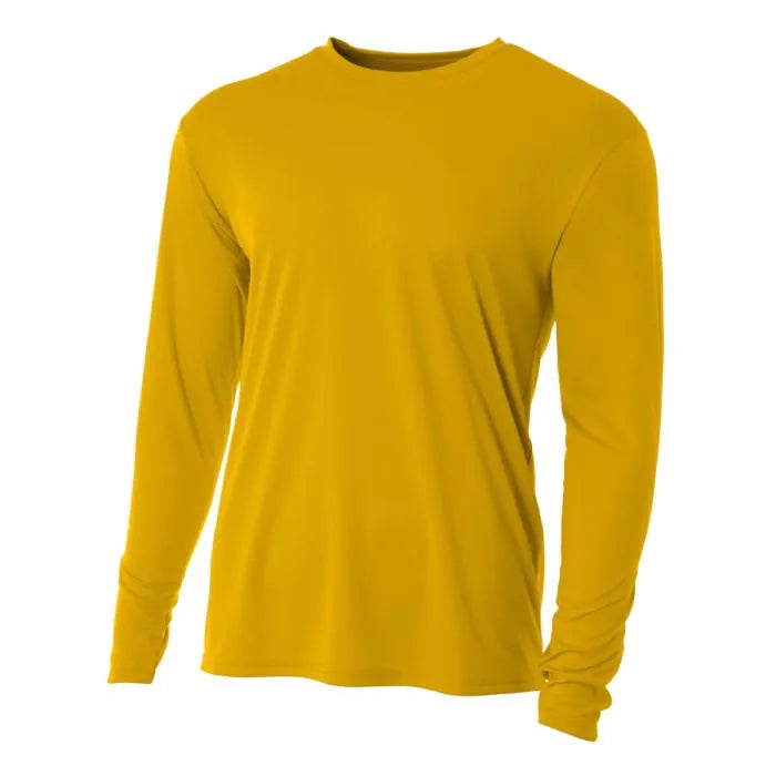 A4 Men's Cooling Performance Long Sleeve Crew