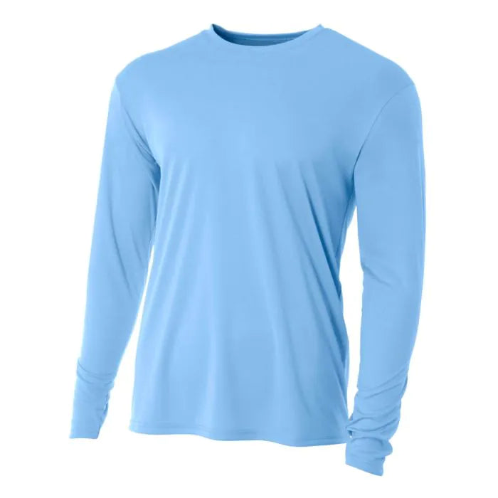 A4 Men's Cooling Performance Long Sleeve Crew