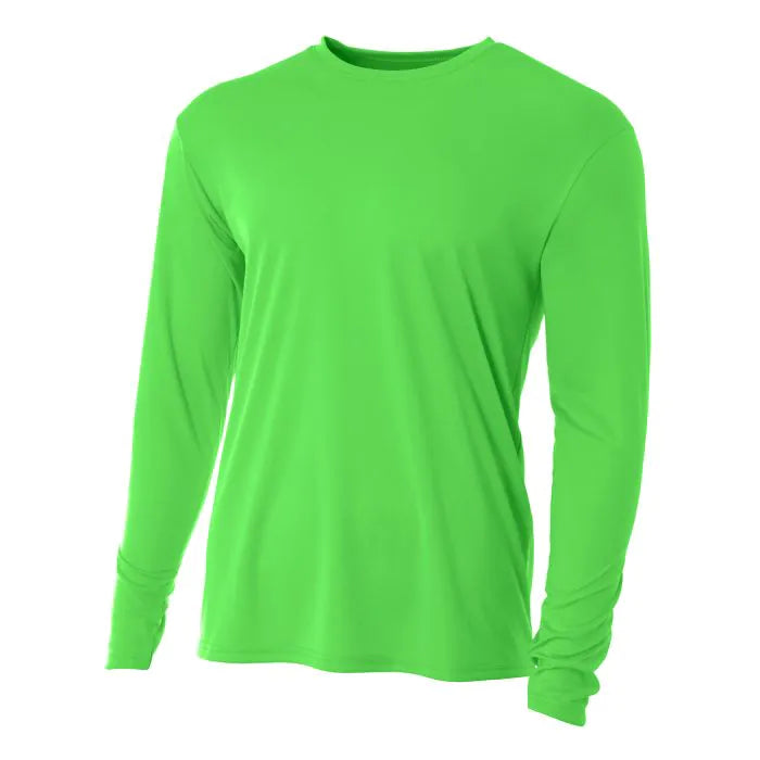 A4 Men's Cooling Performance Long Sleeve Crew