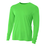 A4 Men's Cooling Performance Long Sleeve Crew