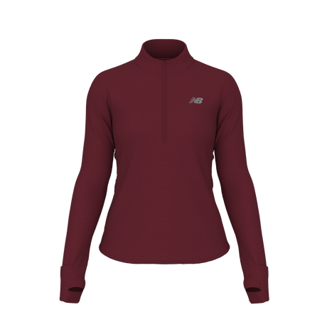 New Balance Women's Athletics Heat Grid Half Zip Womens Apparel Sweatshirts & Fleece