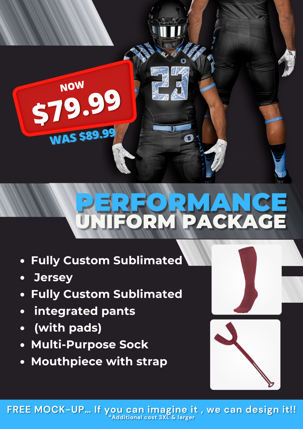 Custom Football Package Team Football Uniform Package