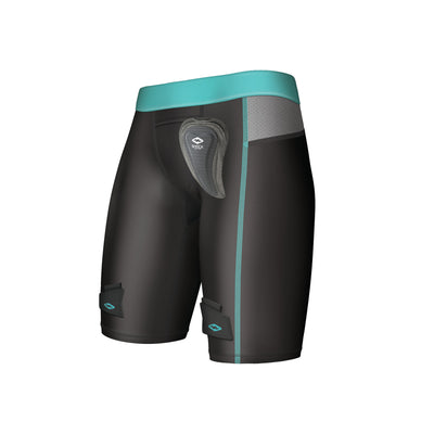 Shock Doctor Women's Compression Hockey Short With Pelvic Protector