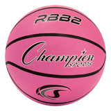 Champion Sports Junior Rubber Basketball Pink Champion Sports