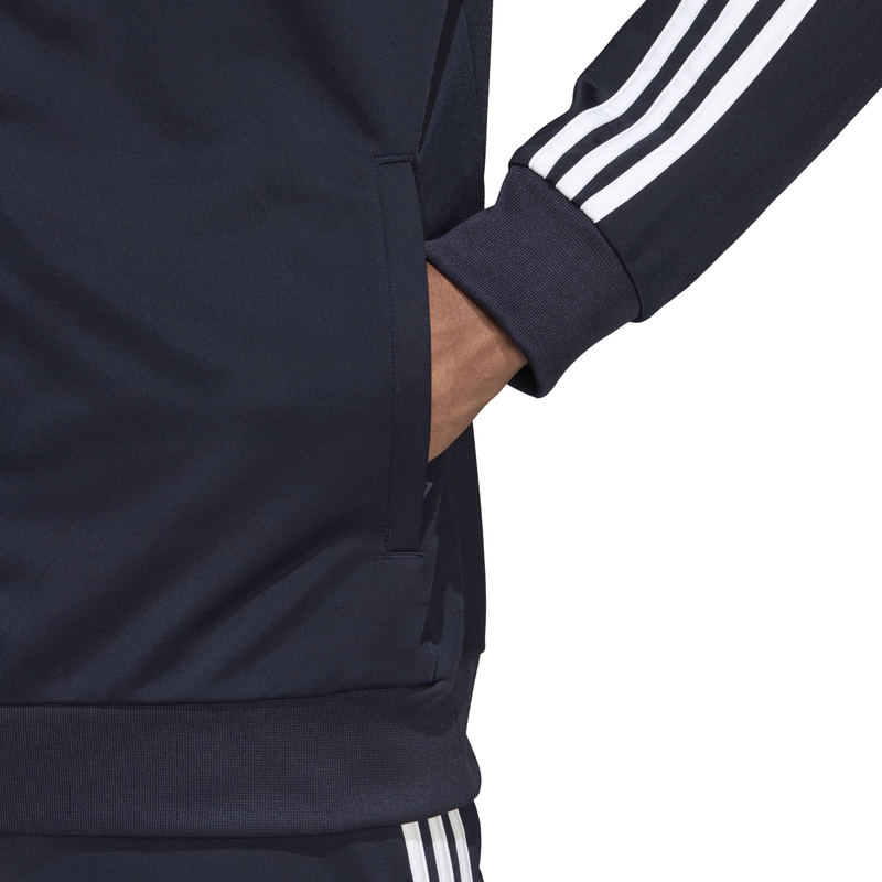 adidas Men's Essentials 3 Stripes Tricot Track Jacket Mens Apparel Jackets & Vests