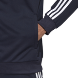 adidas Men's Essentials 3 Stripes Tricot Track Jacket Mens Apparel Jackets & Vests