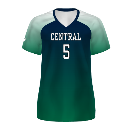 Women's Freestyle Sublimated Sort Sleeve Volleyball Jersey League Outfitters