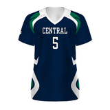 Women's Freestyle Sublimated Sort Sleeve Volleyball Jersey League Outfitters