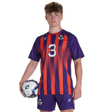 Custom Short Sleeve Raglan With Soccer Neck Jersey Team Soccer Jersey