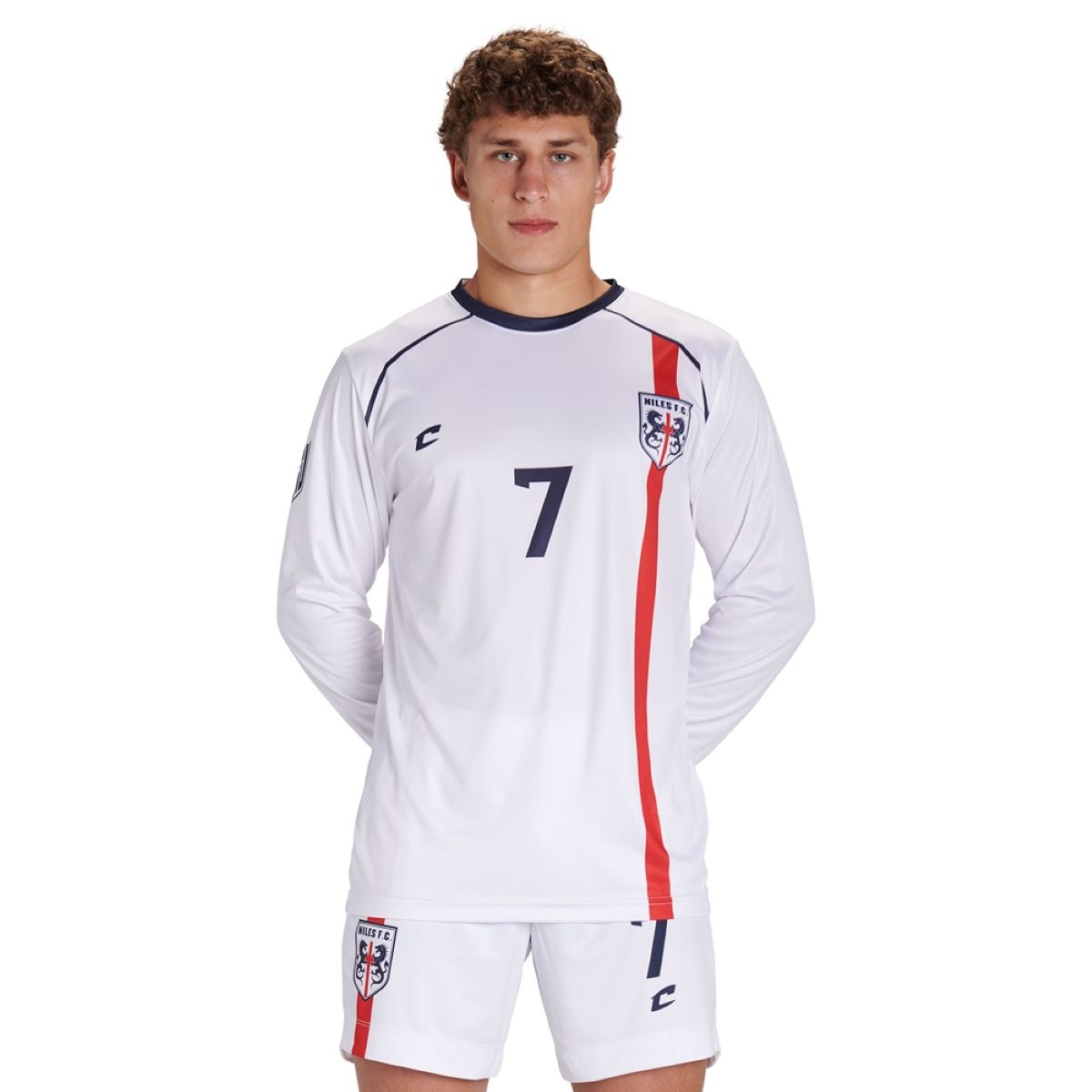 Custom Crew Neck Long Sleeve T-Shirt Soccer Jersey Team Soccer Jerseys