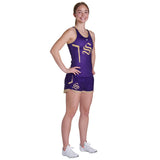 Custom Women's Split Short with Vent & Inner Brief Team Track & Field Bottoms